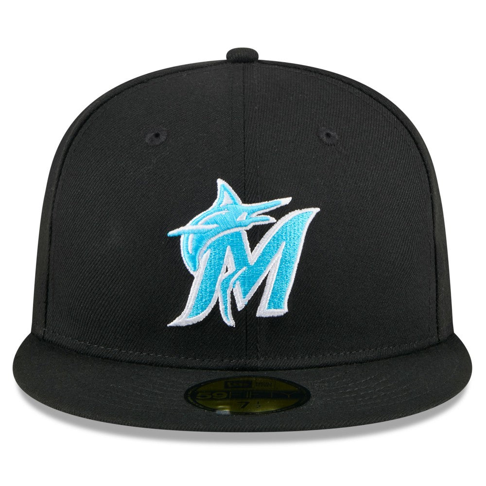 Miami Marlins 2024 Father's Day 59FIFTY Fitted Hat - Black | New Era