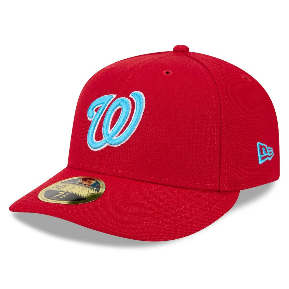 Washington Nationals 2024 Father's Day Low Profile 59FIFTY Fitted Hat - Red | New Era