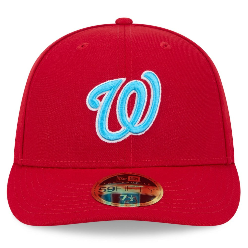 Washington Nationals 2024 Father's Day Low Profile 59FIFTY Fitted Hat - Red | New Era