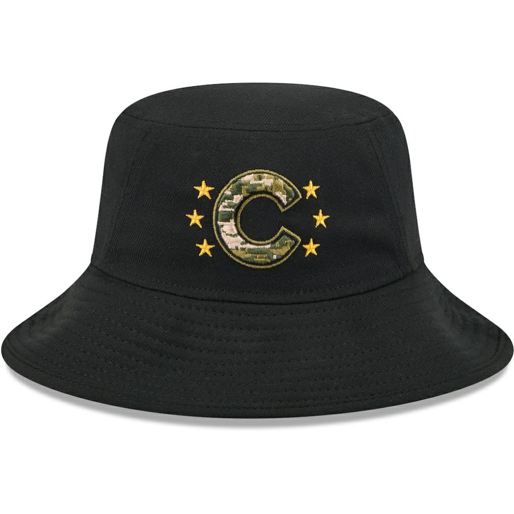Chicago Cubs 2024 Armed Forces Day Bucket Hat - Black | New Era
