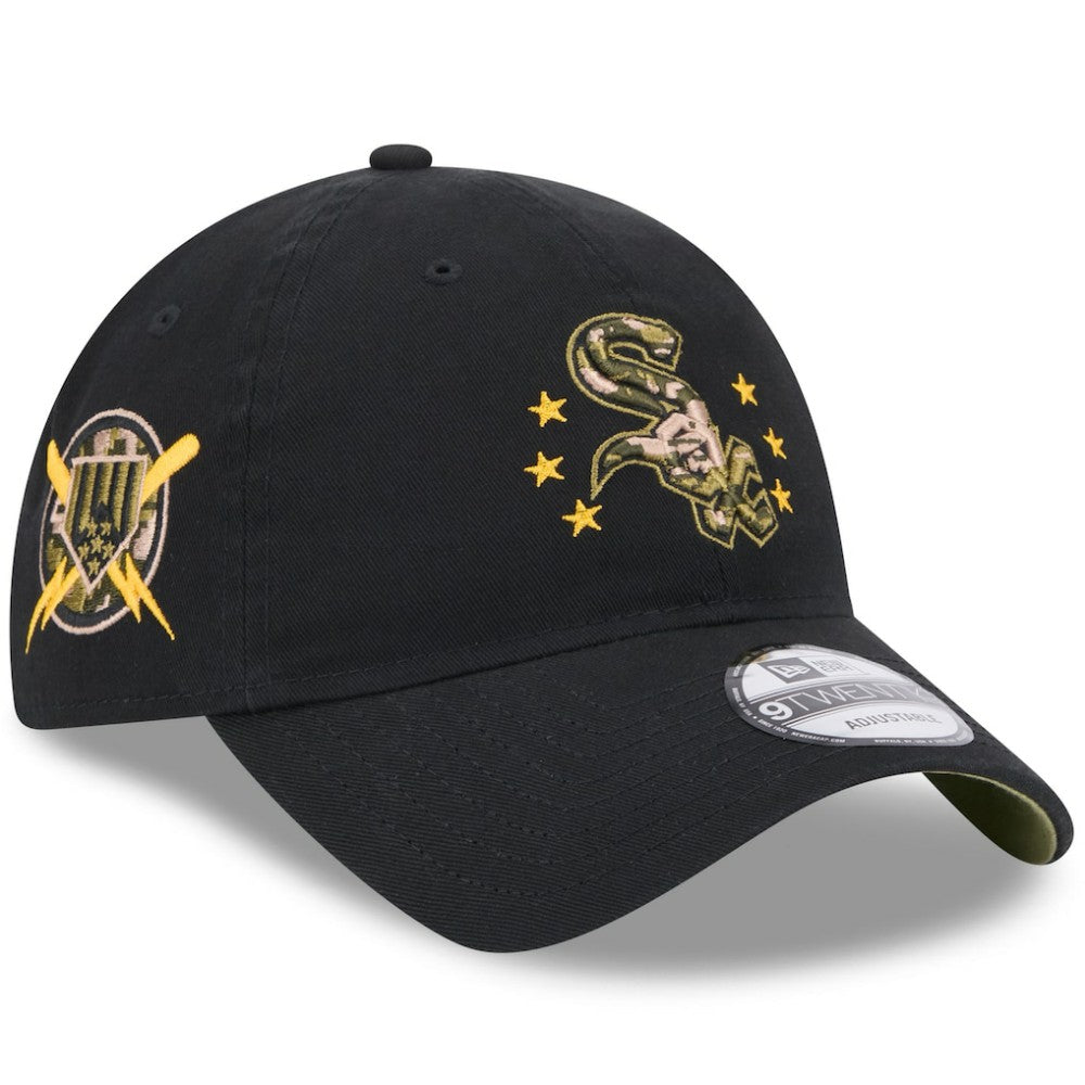 Chicago White Sox 2024 Armed Forces Day 9TWENTY Adjustable Hat - Black | New Era