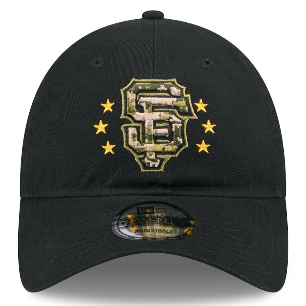 San Francisco Giants 2024 Armed Forces Day 9TWENTY Adjustable Hat - Black | New Era