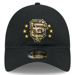 San Francisco Giants 2024 Armed Forces Day 9TWENTY Adjustable Hat - Black | New Era