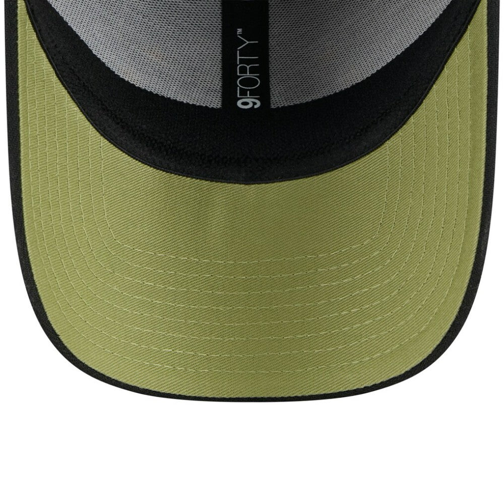 Athletics 2024 Armed Forces Day 9FORTY Adjustable Hat - Black | New Era
