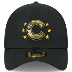 Chicago Cubs 2024 Armed Forces Day 39THIRTY Flex Hat - Black | New Era
