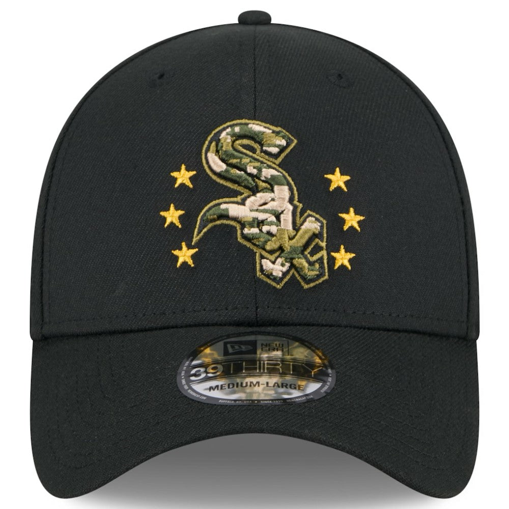 Chicago White Sox 2024 Armed Forces Day 39THIRTY Flex Hat - Black | New Era