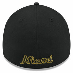 Miami Marlins 2024 Armed Forces Day 39THIRTY Flex Hat - Black | New Era