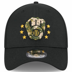 Milwaukee Brewers 2024 Armed Forces Day 39THIRTY Flex Hat - Black | New Era