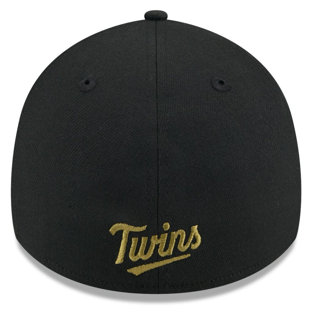 Minnesota Twins 2024 Armed Forces Day 39THIRTY Flex Hat - Black | New Era