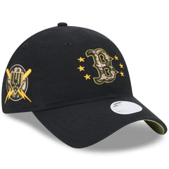 Boston Red Sox Women's 2024 Armed Forces Day 9TWENTY Adjustable Hat - Black | New Era