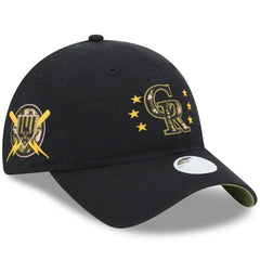 Colorado Rockies Women's 2024 Armed Forces Day 9TWENTY Adjustable Hat - Black | New Era