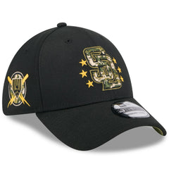 San Diego Padres 2024 Armed Forces Day 39THIRTY Flex Hat - Black | New Era