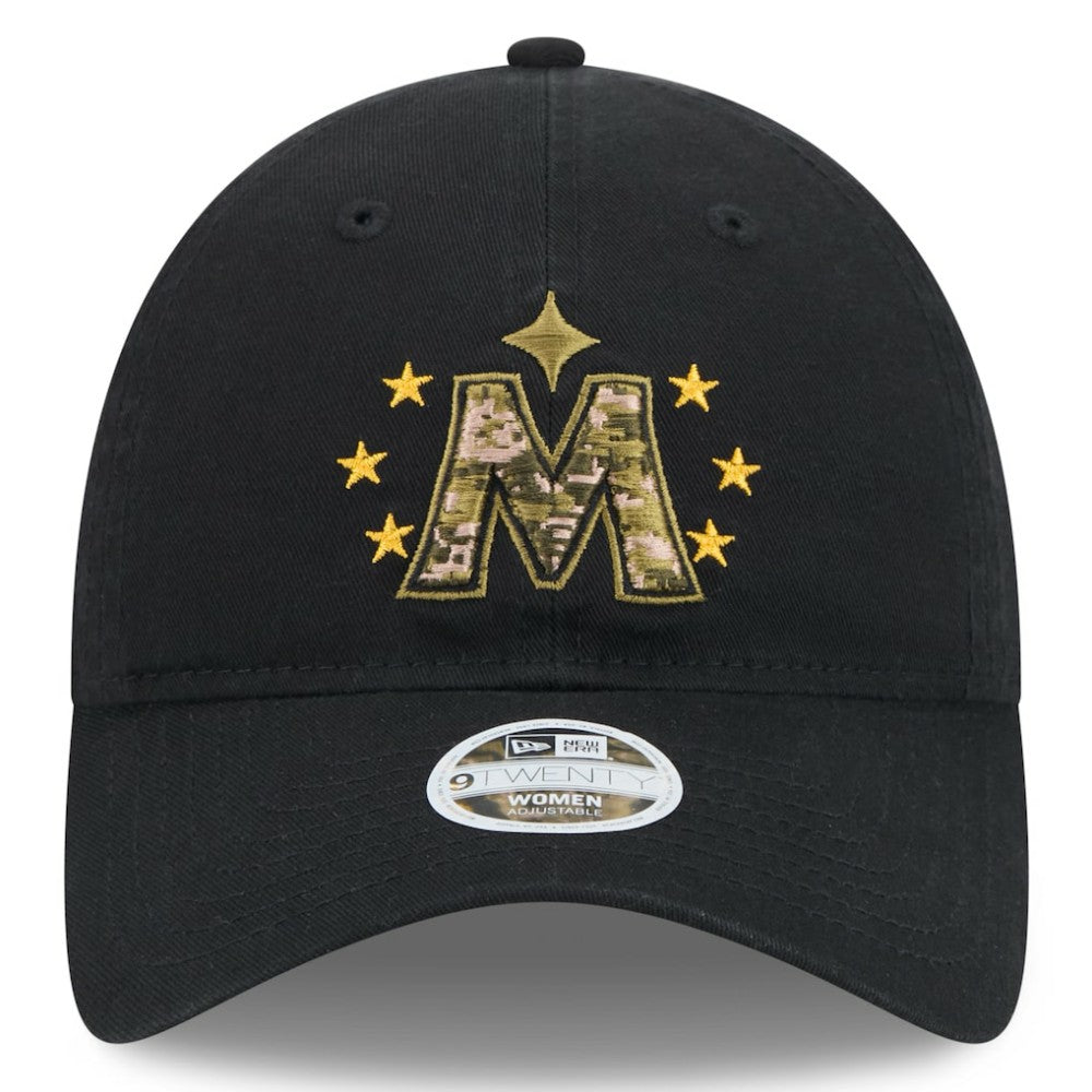 Minnesota Twins Women's 2024 Armed Forces Day 9TWENTY Adjustable Hat - Black | New Era