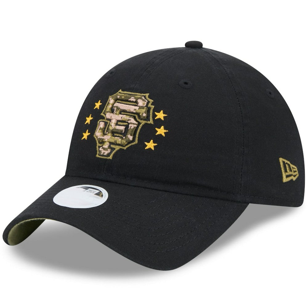 San Francisco Giants Women's 2024 Armed Forces Day 9TWENTY Adjustable Hat - Black | New Era