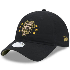 San Francisco Giants Women's 2024 Armed Forces Day 9TWENTY Adjustable Hat - Black | New Era