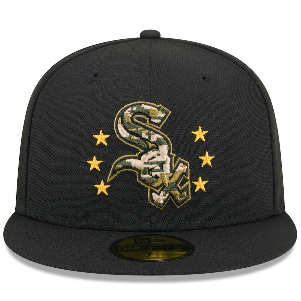 Chicago White Sox 2024 Armed Forces Day On-Field 59FIFTY Fitted Hat - Black | New Era