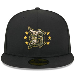 Detroit Tigers 2024 Armed Forces Day On-Field 59FIFTY Fitted Hat - Black | New Era