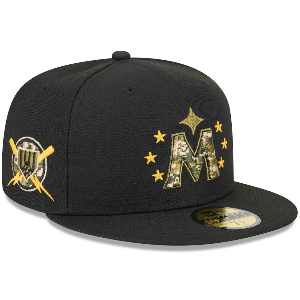 Minnesota Twins 2024 Armed Forces Day On-Field 59FIFTY Fitted Hat - Black | New Era