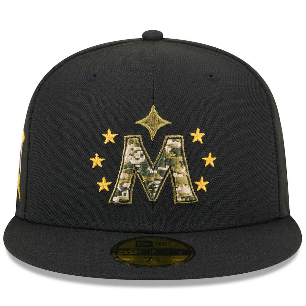 Minnesota Twins 2024 Armed Forces Day On-Field 59FIFTY Fitted Hat - Black | New Era