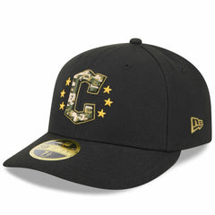 Cleveland Guardians 2024 Armed Forces Day Low Profile 59FIFTY Fitted Hat - Black | New Era