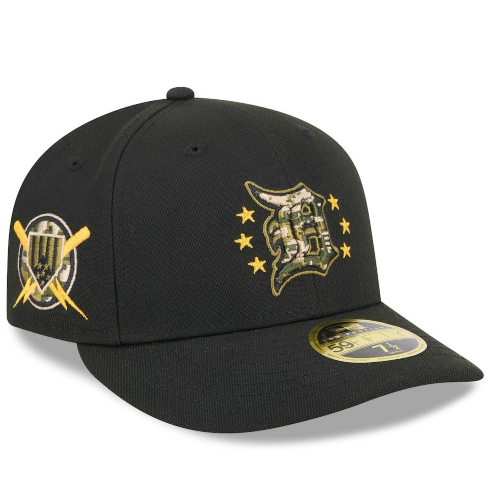Detroit Tigers 2024 Armed Forces Day Low Profile 59FIFTY Fitted Hat - Black | New Era