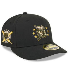 Detroit Tigers 2024 Armed Forces Day Low Profile 59FIFTY Fitted Hat - Black | New Era