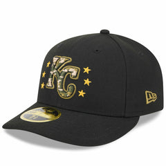 Kansas City Royals 2024 Armed Forces Day Low Profile 59FIFTY Fitted Hat - Black | New Era