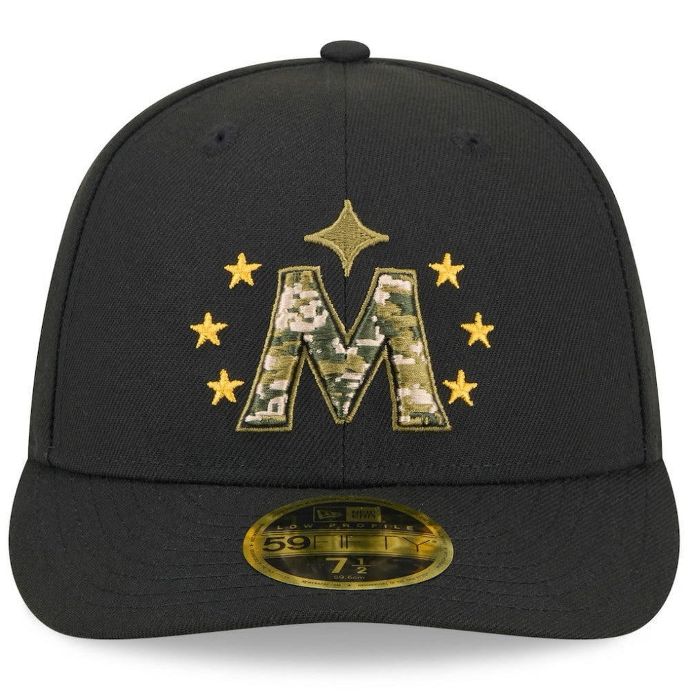 Minnesota Twins 2024 Armed Forces Day Low Profile 59FIFTY Fitted Hat - Black | New Era