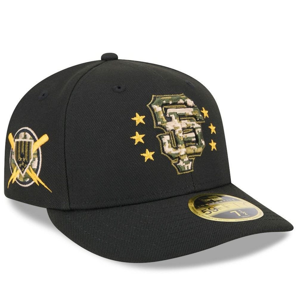 San Francisco Giants 2024 Armed Forces Day Low Profile 59FIFTY Fitted Hat - Black | New Era