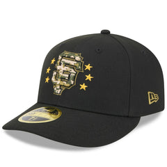 San Francisco Giants 2024 Armed Forces Day Low Profile 59FIFTY Fitted Hat - Black | New Era