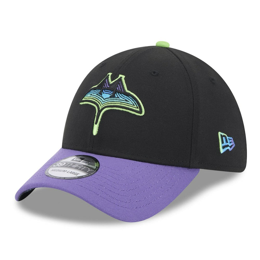 Tampa Bay Rays 2023 City Connect 39THIRTY Flex Hat - Black | New Era