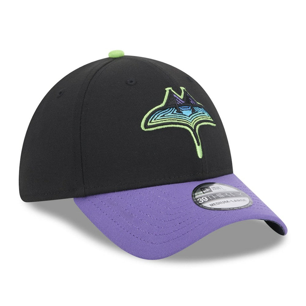 Tampa Bay Rays 2023 City Connect 39THIRTY Flex Hat - Black | New Era