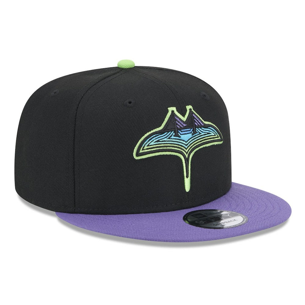 Tampa Bay Rays 2024 City Connect 9FIFTY Snapback Hat - Black | New Era