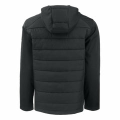 San Francisco Giants Cutter & Buck Evoke Hybrid Eco Softshell Recycled Full-Zip Hoodie - Black