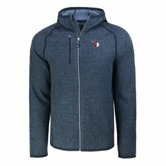 Cleveland Guardians Cutter & Buck Mainsail Full-Zip Hooded Jacket - Heather Navy
