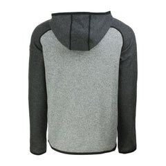 San Francisco Giants Cutter & Buck Mainsail Full-Zip Hooded Jacket - Heather Charcoal/Heather Gray