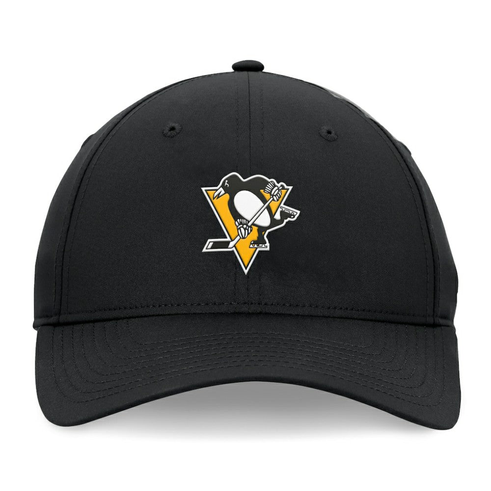 Pittsburgh Penguins Fanatics Front Office Ripstop Adjustable Hat Black