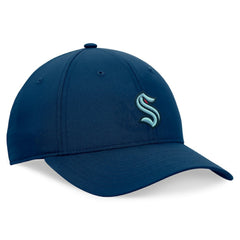 Seattle Kraken Fanatics Front Office Ripstop Adjustable Hat Deep Sea Blue