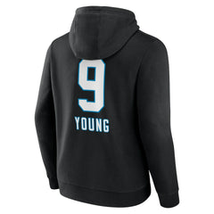 Bryce Young Carolina Panthers Team Wordmark Name & Number Pullover Hoodie - Black outlet