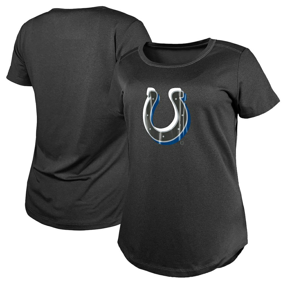 Indianapolis Colts New Era Women's 2024 NFL Draft T-Shirt - Charcoal on sale