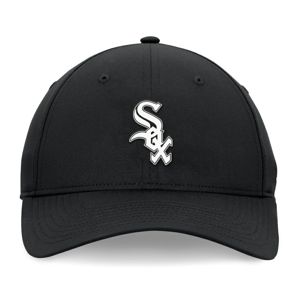 Chicago White Sox Front Office Ripstop Unstructured Adjustable Hat - Black