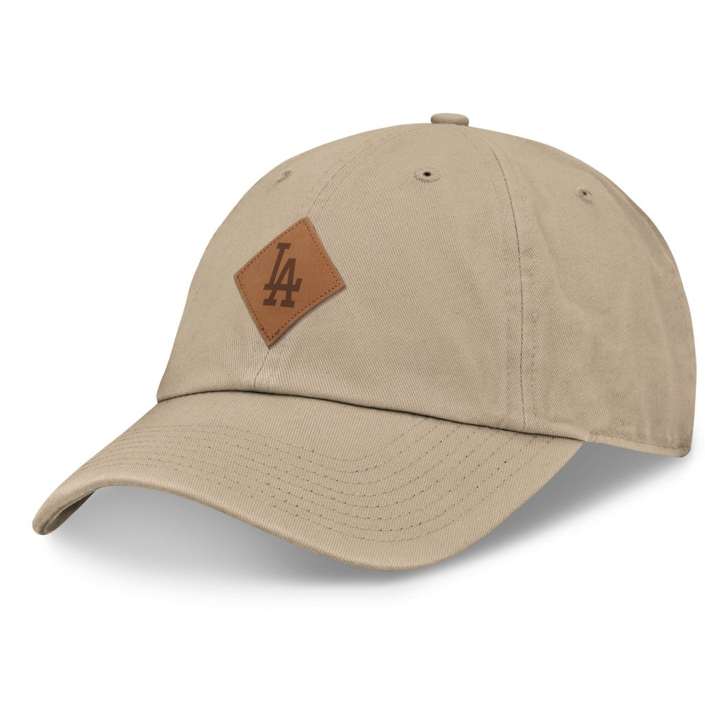 Los Angeles Dodgers Elements Microsanded Unstructured Adjustable Hat - Khaki