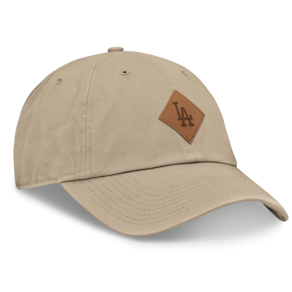 Los Angeles Dodgers Elements Microsanded Unstructured Adjustable Hat - Khaki