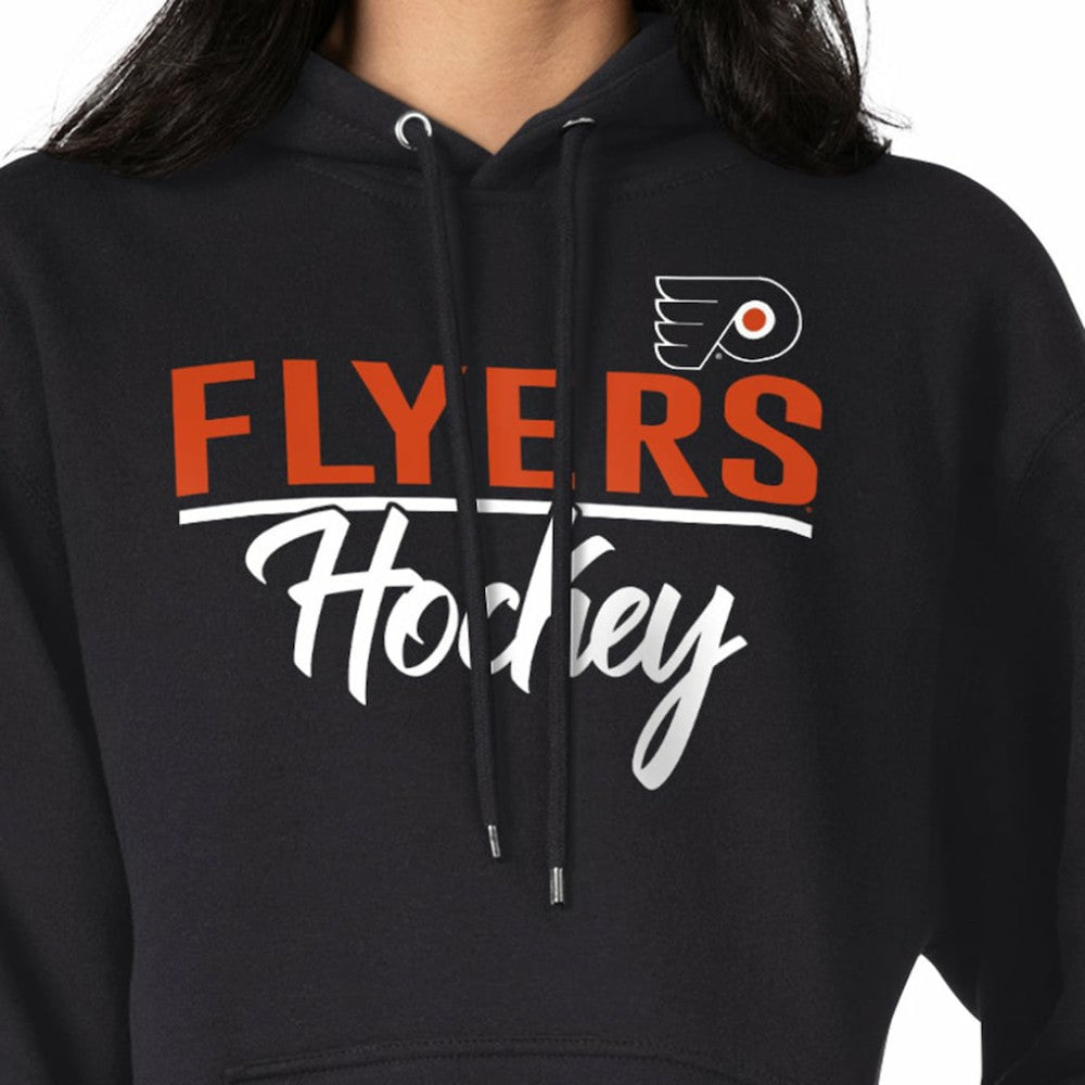 Philadelphia Flyers G-III 4Her by Carl Banks Women's Team Sport Tri-Blend Fleece Hoodie Black