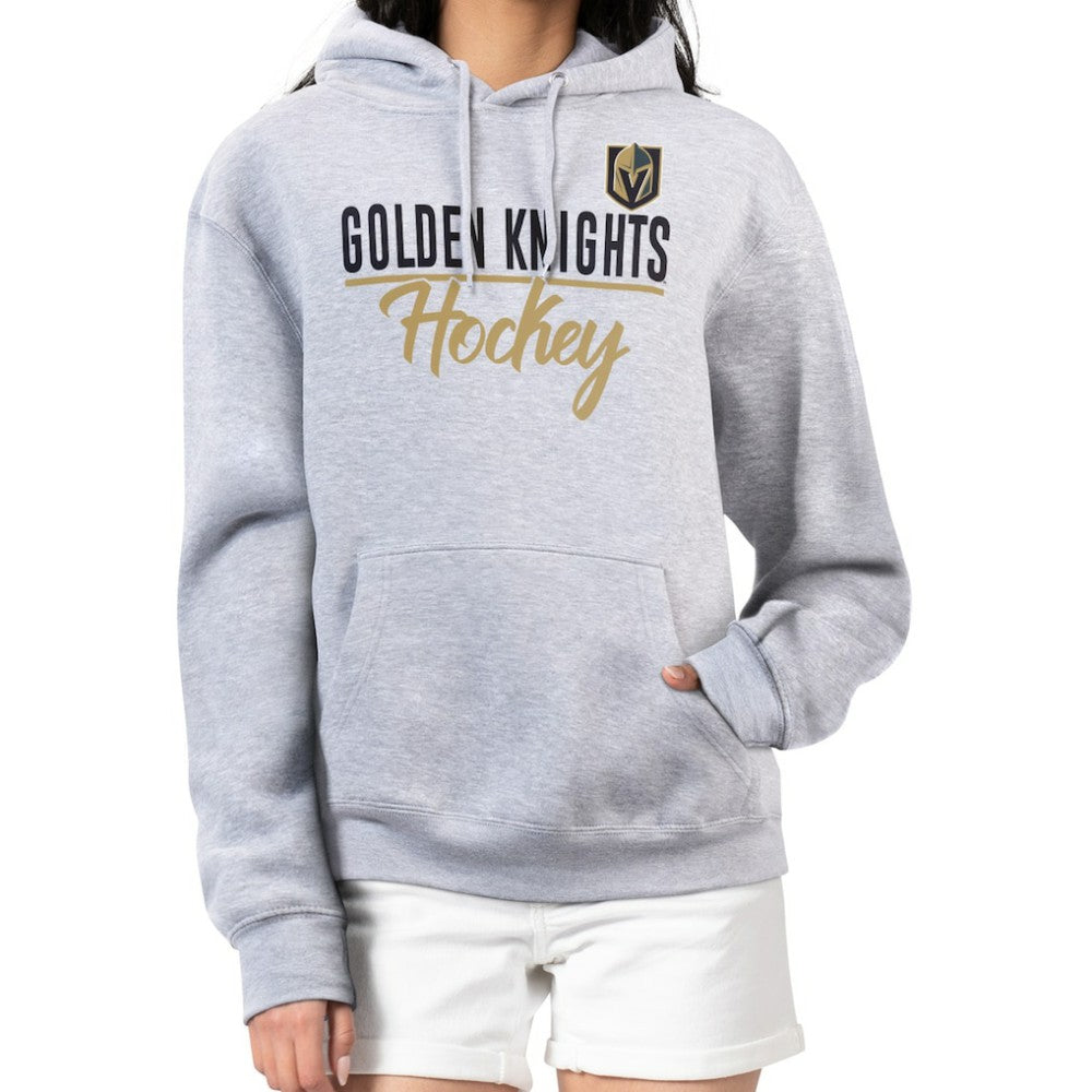 Vegas Golden Knights G-III 4Her by Carl Banks Women's Team Sport Tri-Blend Fleece Hoodie Heather Gray