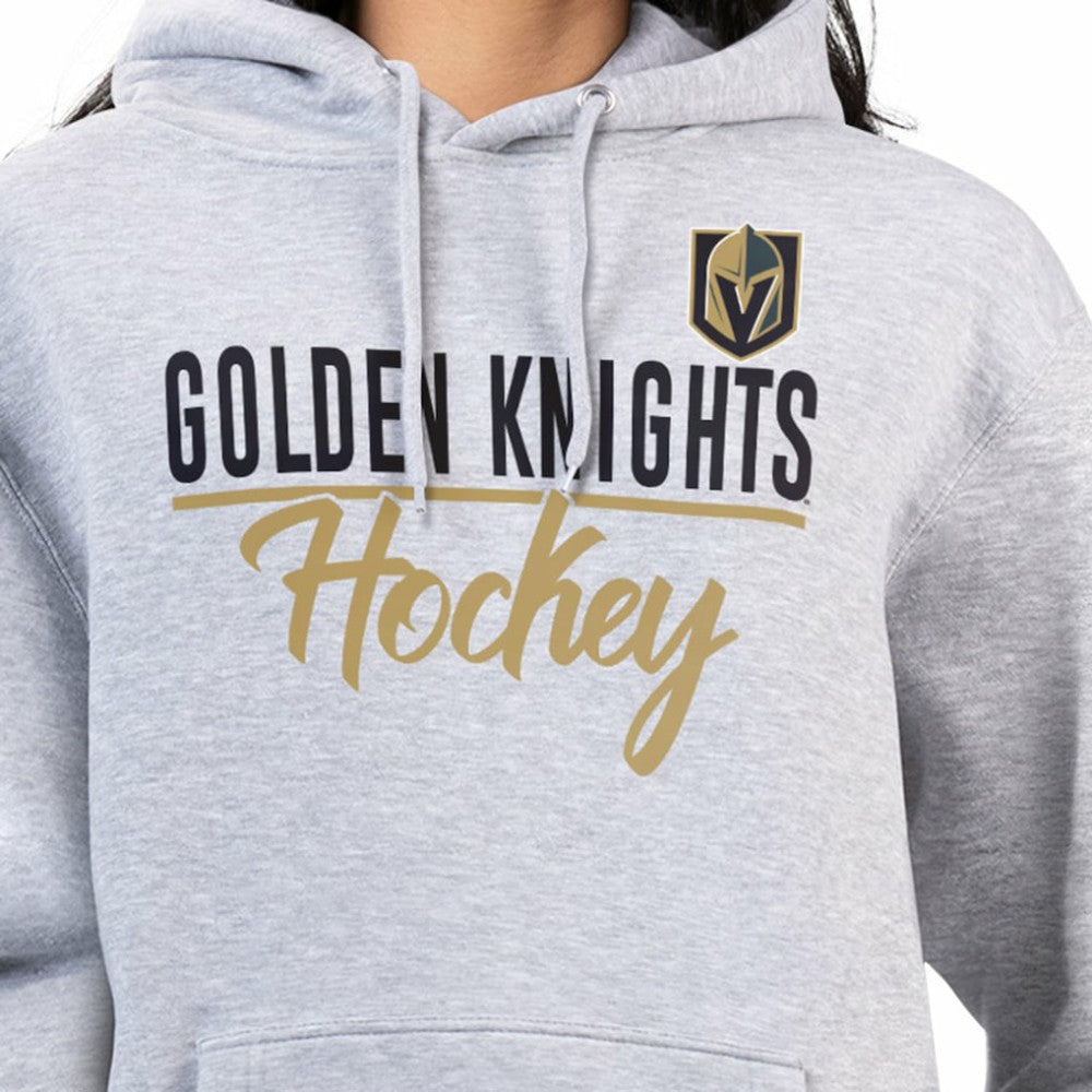 Vegas Golden Knights G-III 4Her by Carl Banks Women's Team Sport Tri-Blend Fleece Hoodie Heather Gray