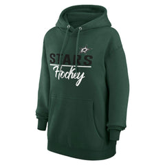Dallas Stars G-III 4Her by Carl Banks Women's Team Sport Tri-Blend Fleece Hoodie Green
