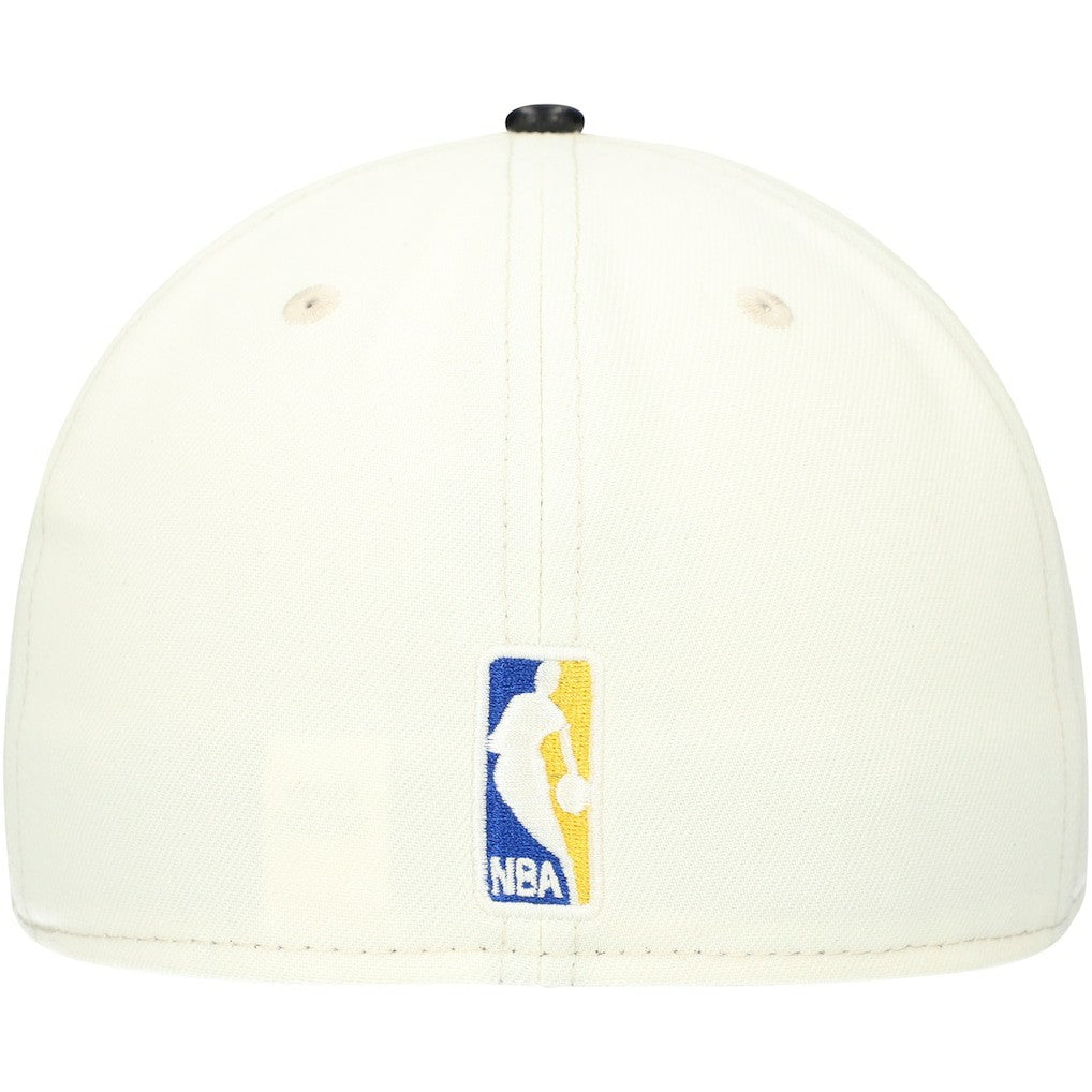 Golden State Warriors Faux Leather Visor Two-Tone 59FIFTY Fitted Hat sale - White/Black | New Era on sale