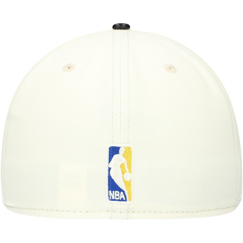 Golden State Warriors Faux Leather Visor Two-Tone 59FIFTY Fitted Hat sale - White/Black | New Era on sale