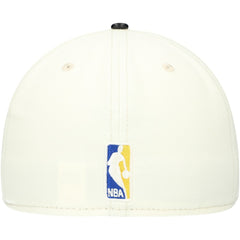 Golden State Warriors Faux Leather Visor Two-Tone 59FIFTY Fitted Hat sale - White/Black | New Era on sale
